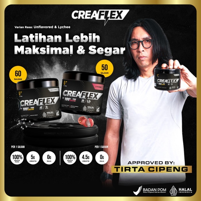 

FITlife CreaFLEX Pure Creatine Monohydrate 300 gram Kode 212
