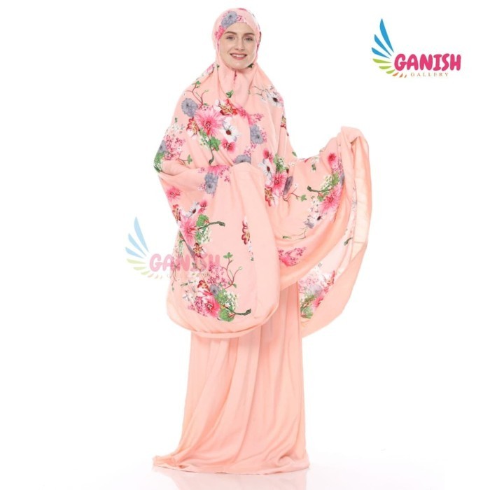 mukena bali sakura / mukena katun murah / grosir mukena bali
