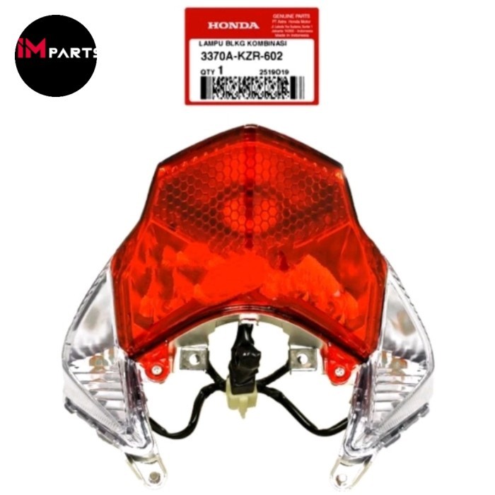 reflektor lampu belakang vario 125 tecno fi old lama 2012-2015 KZR original AHM