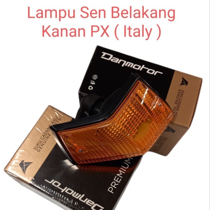 lampu sen px vespa belakang kanan merk DANMOTOR