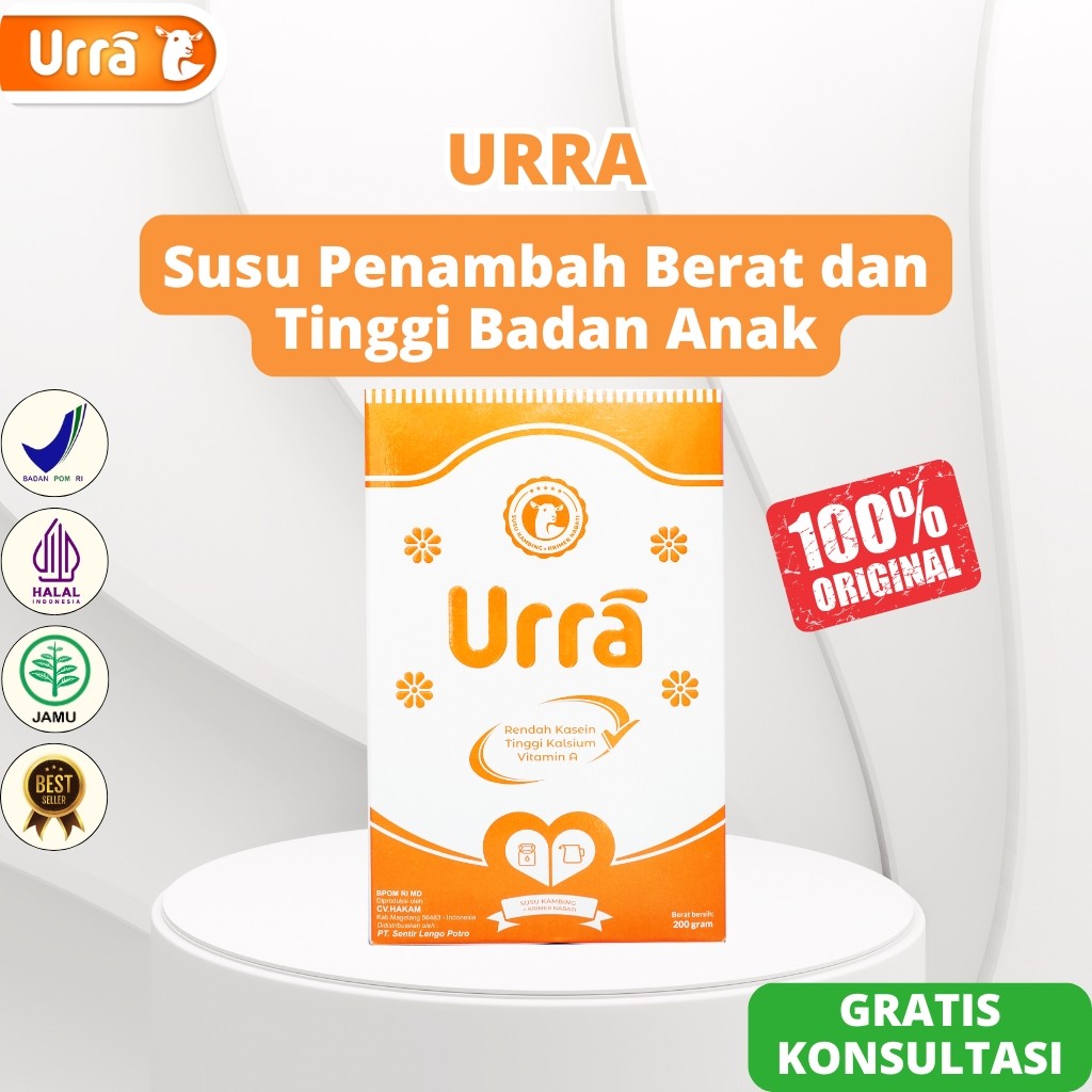

URRA Susu Kambing Saanen Menambah Berat Badan dan Tinggi Badan Anak 200gram