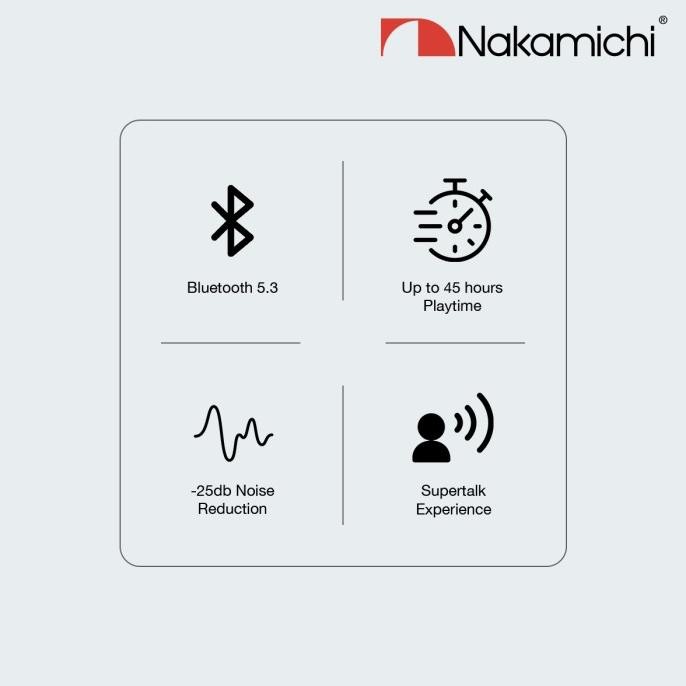 Grosir Nakamichi Tw130Nc True Wireless Earphone Bluetooth Earphone