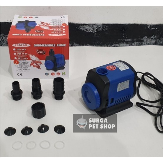 POMPA AIR SUNSUN JQP 2500 PROPAM SUBMERSIBLE WATER PUMP KOLAM IKAN AQUARIUM CELUP LITER