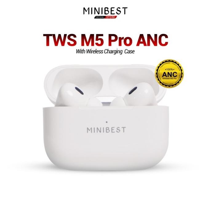 Promo Minibest M5 Pro Anc Tws Earphone Headset Bluetooth V5.3