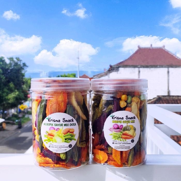 

BARANG TERLARIS PAKET 2 TOPLES KERIPIK SAYUR MIX OKRA DAN KERIPIK SAYUR MIX