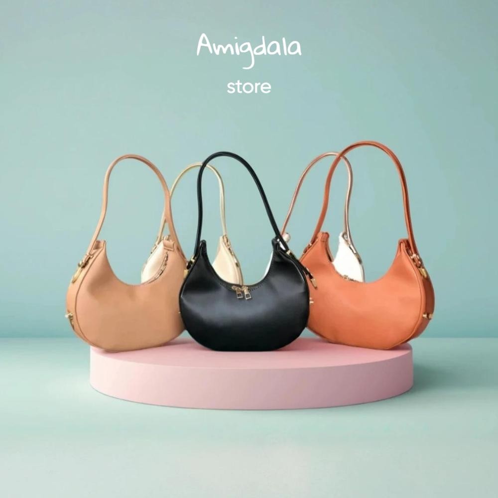 To94 Tas Wanita Slingbag Tas Underarm Bag Shoulder Bag Moon bag Tas bulan sabit Murah