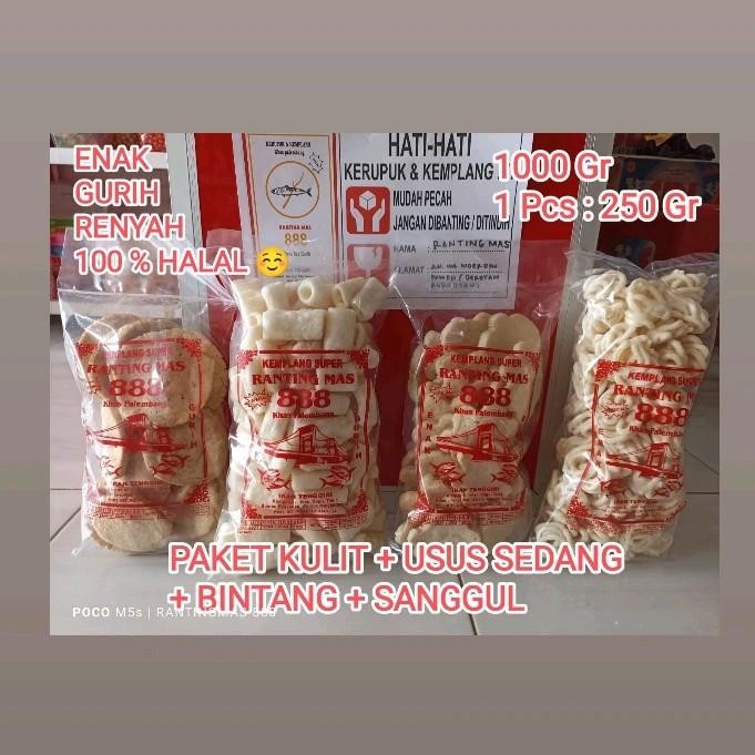 

New KEMPLANG KULIT+USUS+BINTANG+SANGGUL 1 kg Ready