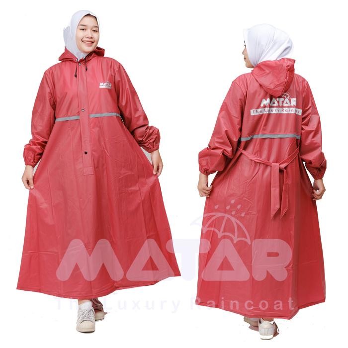Mantel Gamis Wanita Muslimah / Jas Hujan Wanita By Matar Anti Rembes Dewasa Syari Tebal Pvc