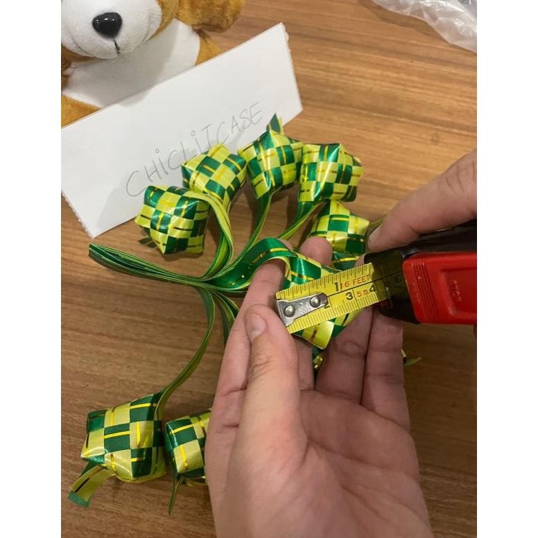 

Hiasan Plastik Pita Ketupat/Parcel Lebaran/1 Lusin 12 Pcs D Sale