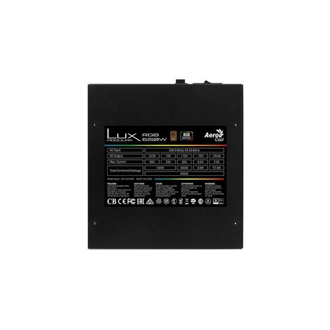 [Goodbest] Aerocool LUX RGB 650M 650watt 80+ Gold PSU