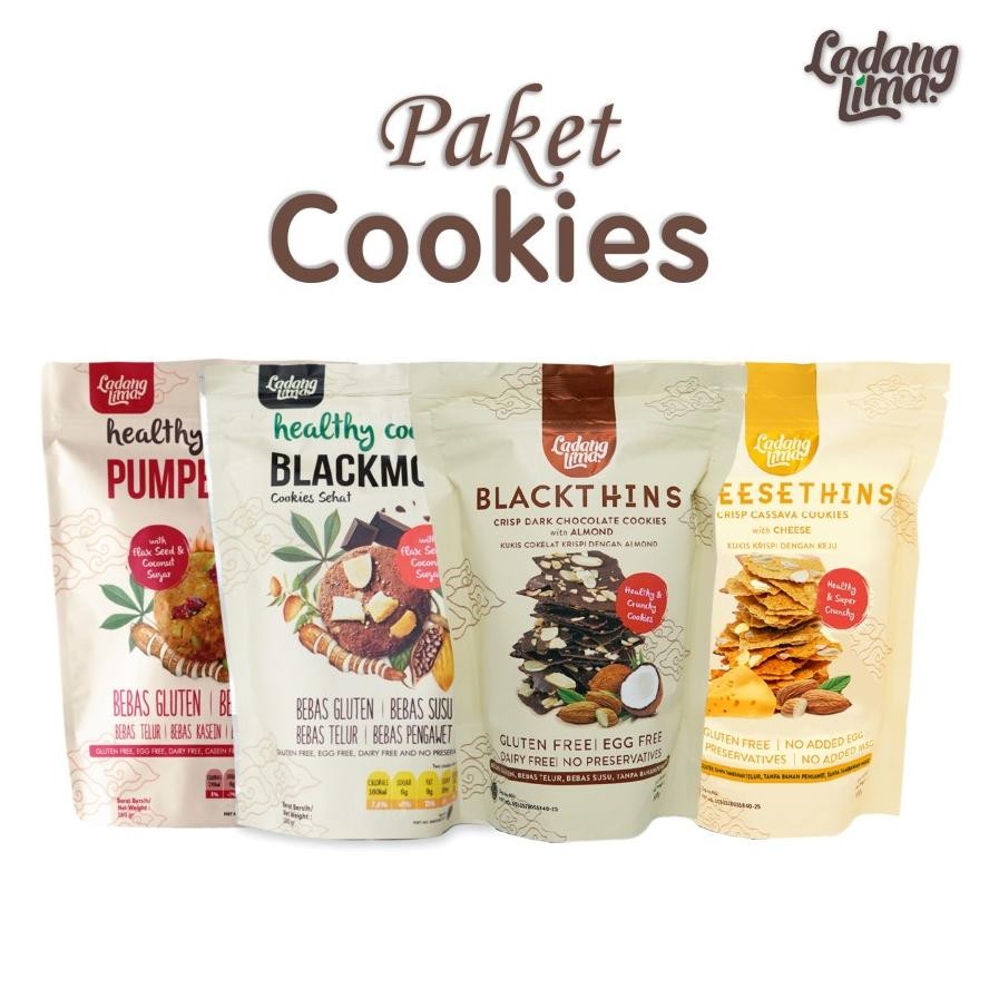 

Serba 100Rb Cookies Gluten Free Ladang Lima | Healthy Snack With Protein Terlaris! Produk Ini Banyak Dicari