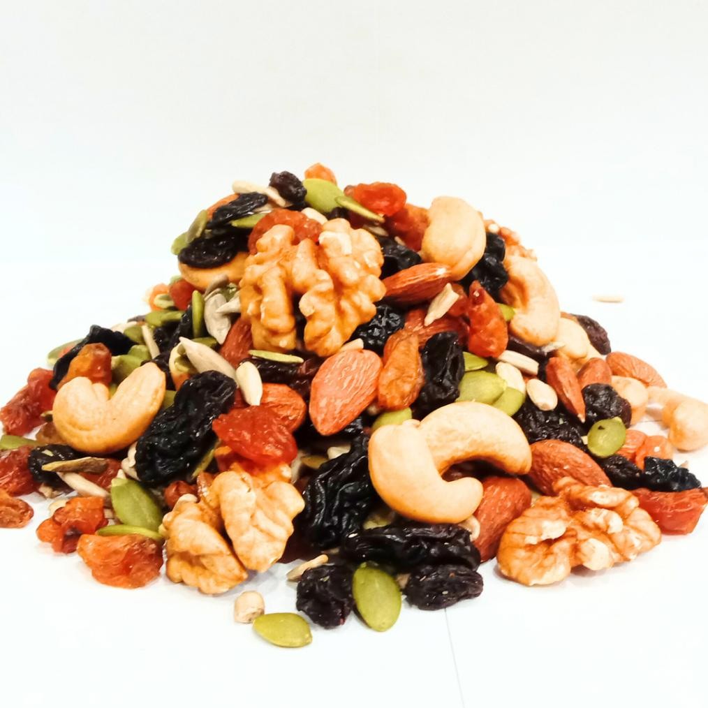 

500Gram Cemilan Sehat / Trail Mix / Kacang Trail Mix / Healthy Snacks & Fruits Diskon