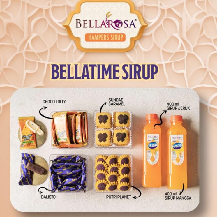 

Claiydream Bellarosa Paket Bellatime Sirup Bella Rosa Hampers Lebaran Paket Kue Kering Free Bubble Terlengkap Dan Termurah