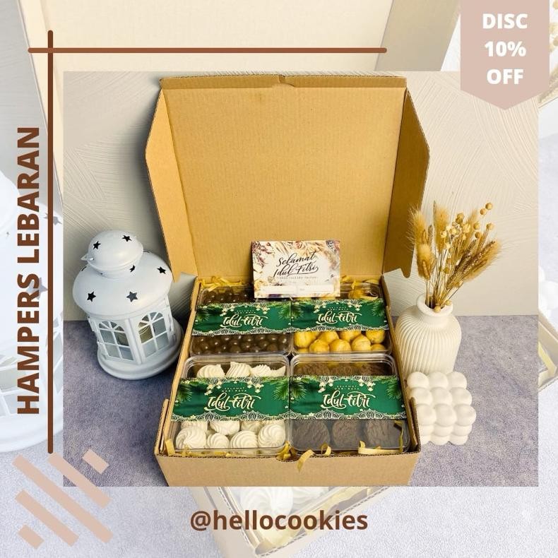 

Hampers Kue Kering Natal/Eid/Birthday/Giftbox Terlaris! Produk Ini Banyak Dicari