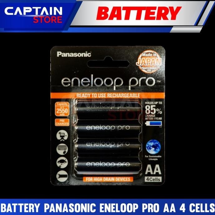 Battery Eneloop Pro Aa / Baterai Eneloop Pro Aa 2500Mah New Stok