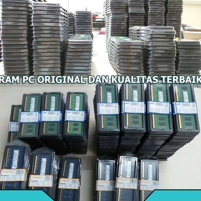 [Goodbest] RAM PC 4gb - DDR3 - 2rx8 - PC3 - 12800U - MERK SAMSUNG