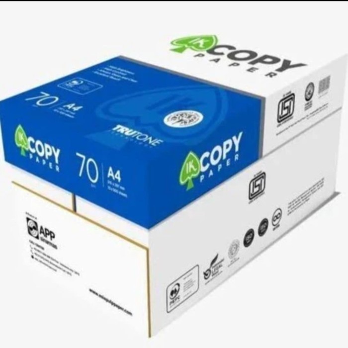 

PROMO! Kertas HVS A4 70 Gram IK Copy paper / 1 dus