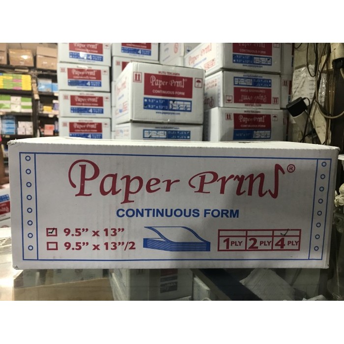

PROMO! Kertas Continuous Form Paper Print 9.5 x 13 4 ply