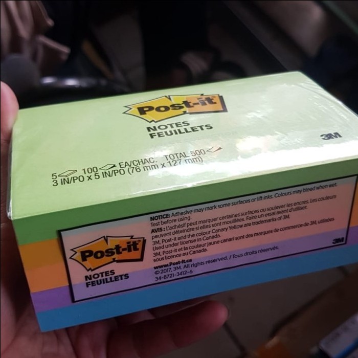 

post it 655 color Sticky Notes / Post-it 3M 5 color 655 -5UC