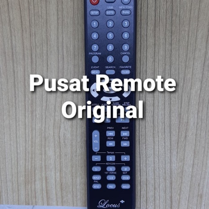 REMOTE REMOT DVD KARAOKE LOCUS LC-2000 ORIGINAL ASLI