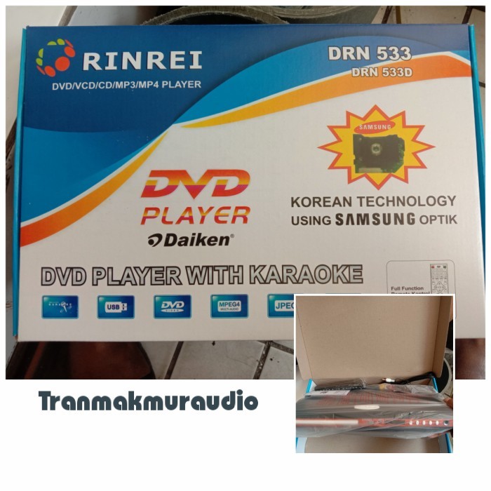 Dvd player RINREI DRN533 Optic samsung ORIGINAL