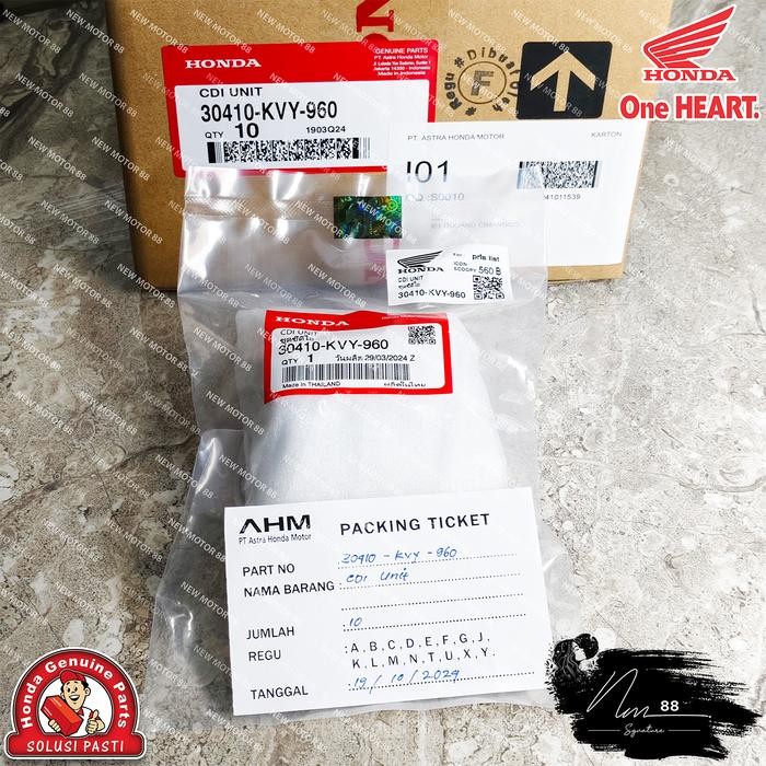 Cdi Beat Karbu Scoopy Karbu Spacy Karbu Cdi Unit Original Thailand 30410-Kvy-960 Terlaris