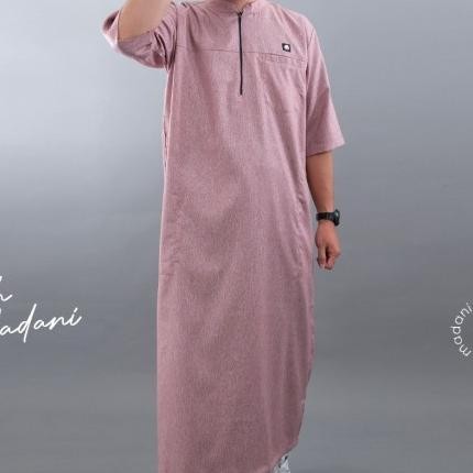 jubah madani/jubah sholat/gamis pria/baju gamis Terlaris