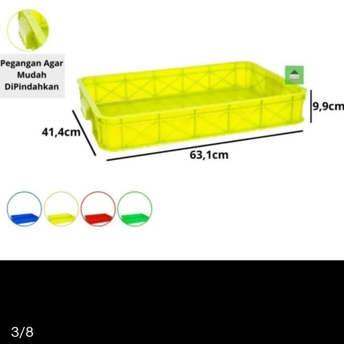 *#*#*#] Box Kontainer Rapat Keranjang Industri Perkakas Krat Gelas Green Leaf