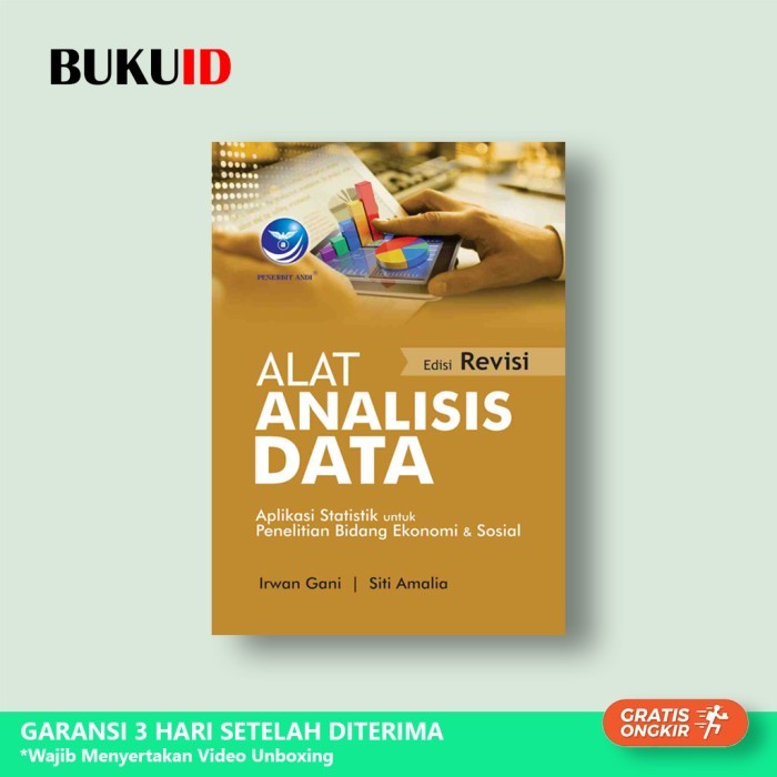 

BERGARANSI BUKU ALAT ANALISIS DATA, APLIKASI STATISTIK UNTUK PENELITIAN ED REVISI
