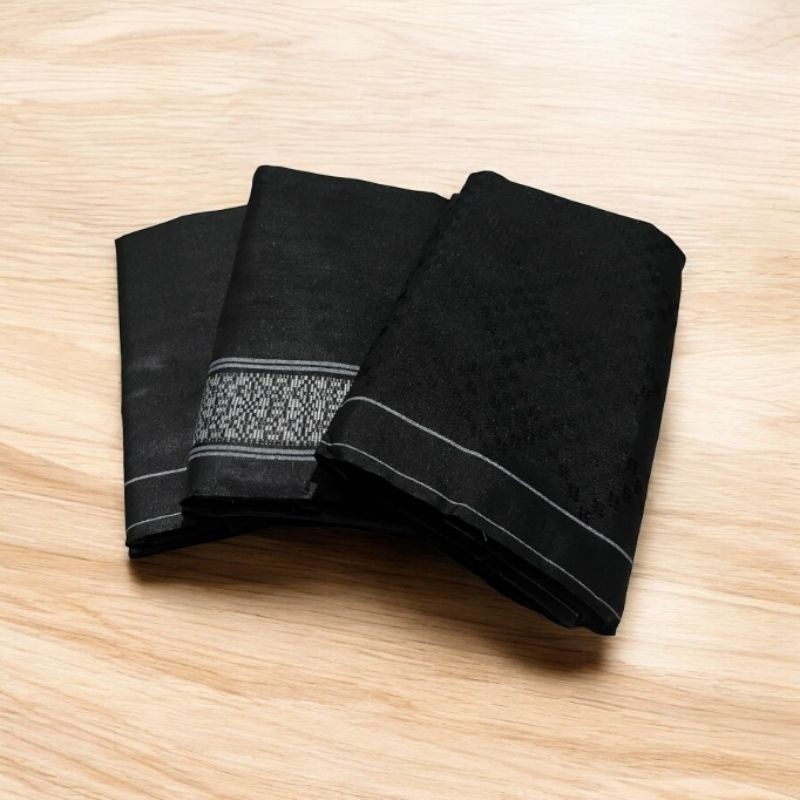 Produk Terbaru  Sarung Tenun Kresna Black Series Hitam Murah Berkualitas