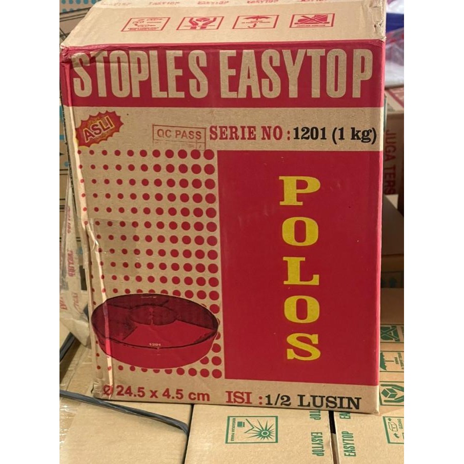 Miliki Toples Easytop 1201 Sekat 5 Isi 6Pcs - Gosend Grab
