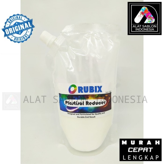 

RUBIX PENGENCER PLASTISOL REDUCER SABLON 250GR