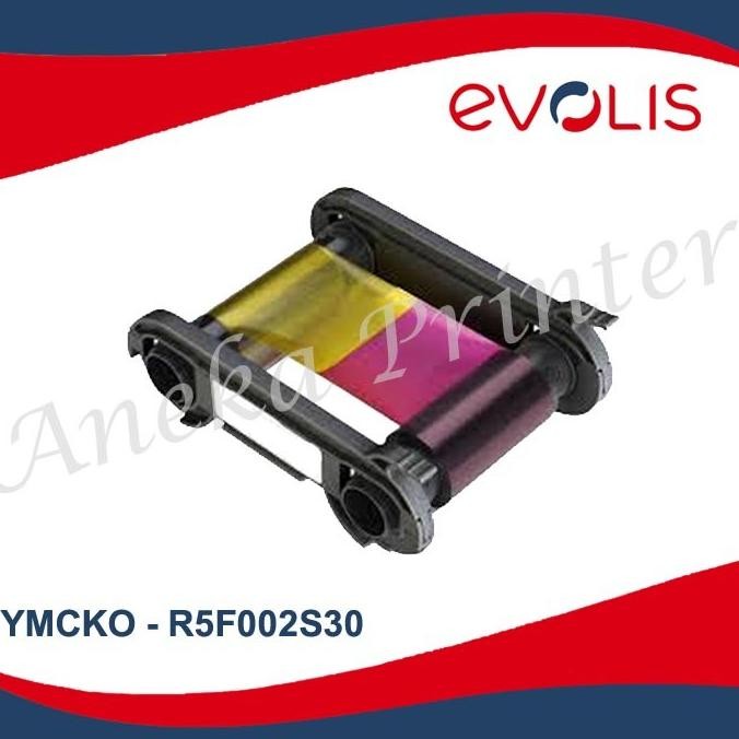 Ribbon Printer Kartu Evolis Ymcko P/N: R5F002S30 Zenius Premium