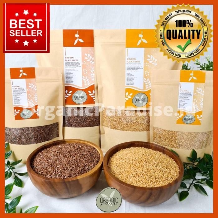 

GOLDEN FLAXSEED 1 KG / BIJI RAMI 1 KG