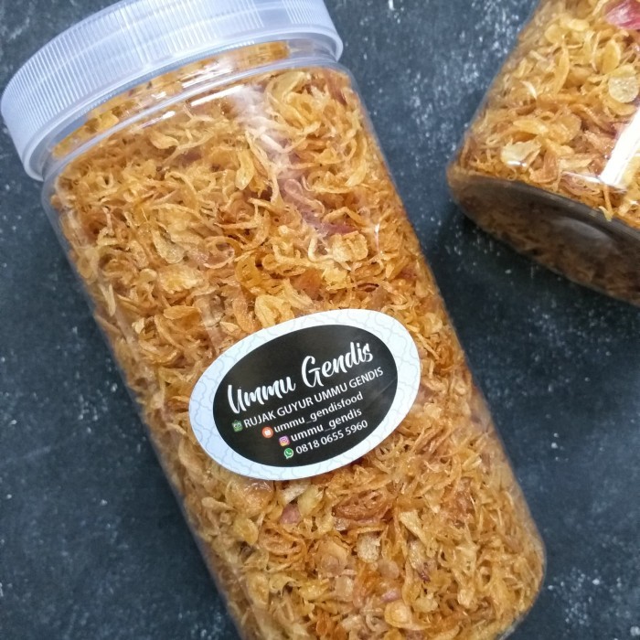 

BAWANG GORENG HOMEMADE (TOPLES 1000 ML)