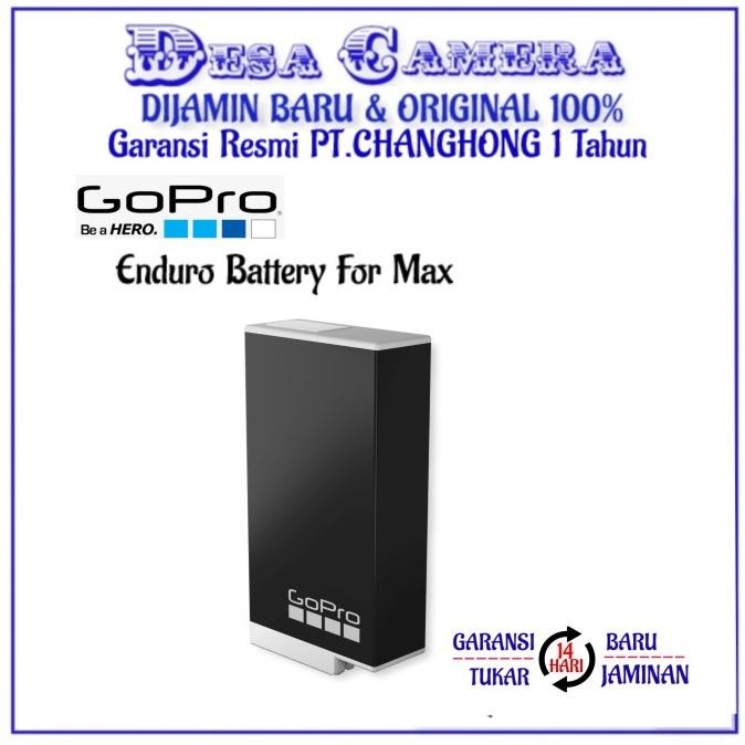 Gopro Battery Rechargeable For Max - Batrai Gopro Max New Stok