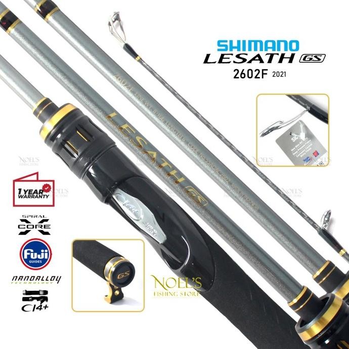 Promo Joran Shimano LESATH GS 2602 | Fuji CI4+ Galatama 2021 Original COD