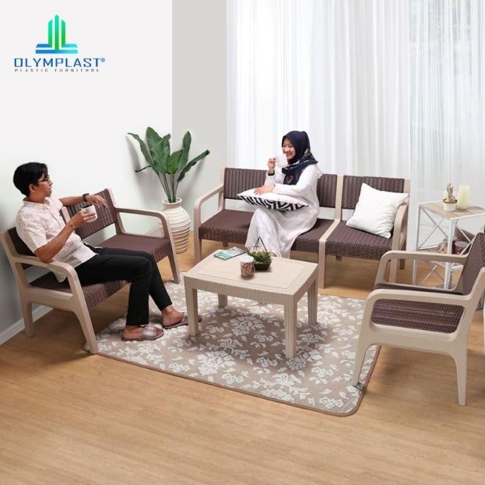 CO Sofa Olymplast Rotan 3-Seater/2-Seater/1-Seater