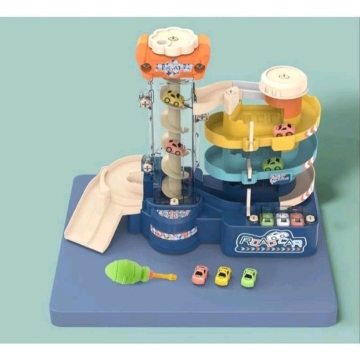 Mainan Gedung Parkir Mobil Mini New