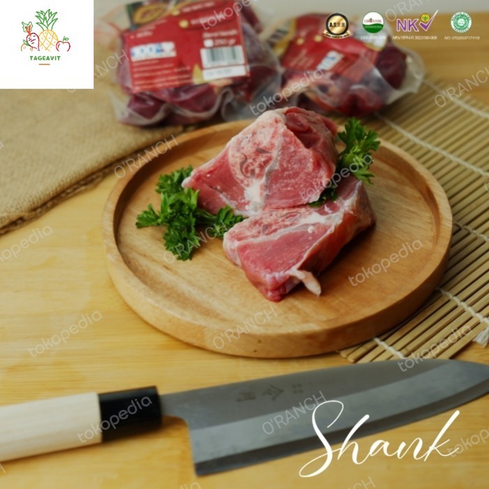 

Shank Grass Fed Organic Daging Sapi Organik Sengkel (KISI) wahyu beef
