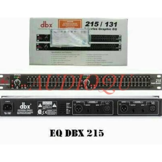 Promo Equalizer Dbx 215/ 131 Dbx 215 131