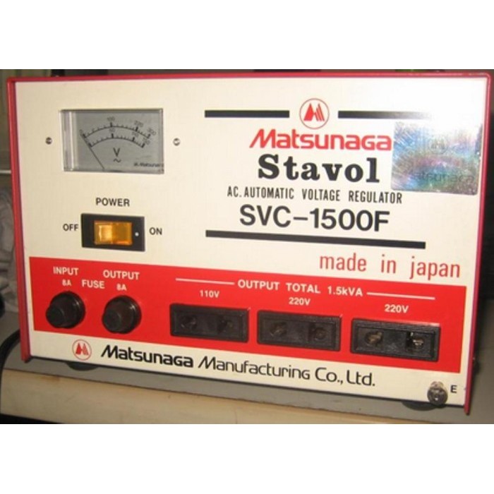 Matsunaga Svc2000Fm Stabilizer Avr Stavol Made In Japan Oryginal