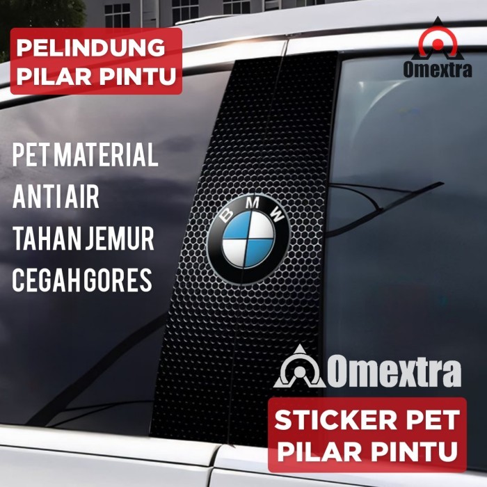 Terlaris Omextra Pet Stiker Pelindung Pilar Pintu Mobil Sticker Pilar Mobil Tahan Jemur Tahan Air