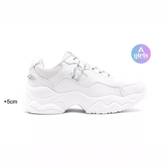 Aerostreet Aurora Putih Putih Original Sepatu Wanita Outsole Tinggi