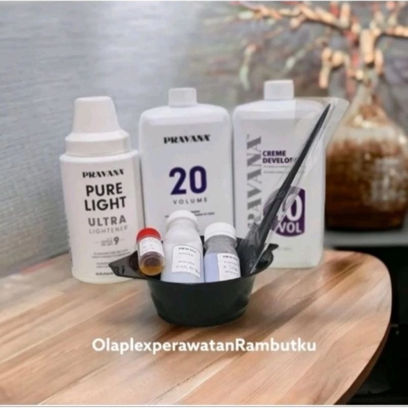Bleaching Rambut Pravana 9 Vegan Ua