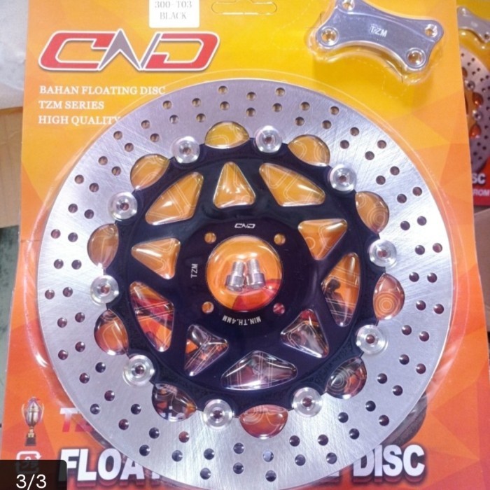 cakram tzm floating 300mm cekung yamaha rx king +braket cnc