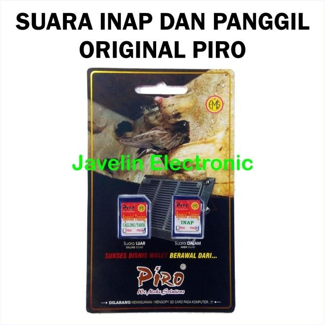 Terlaris Suara Walet Inap dan Panggil / Calling PIRO Original SALE