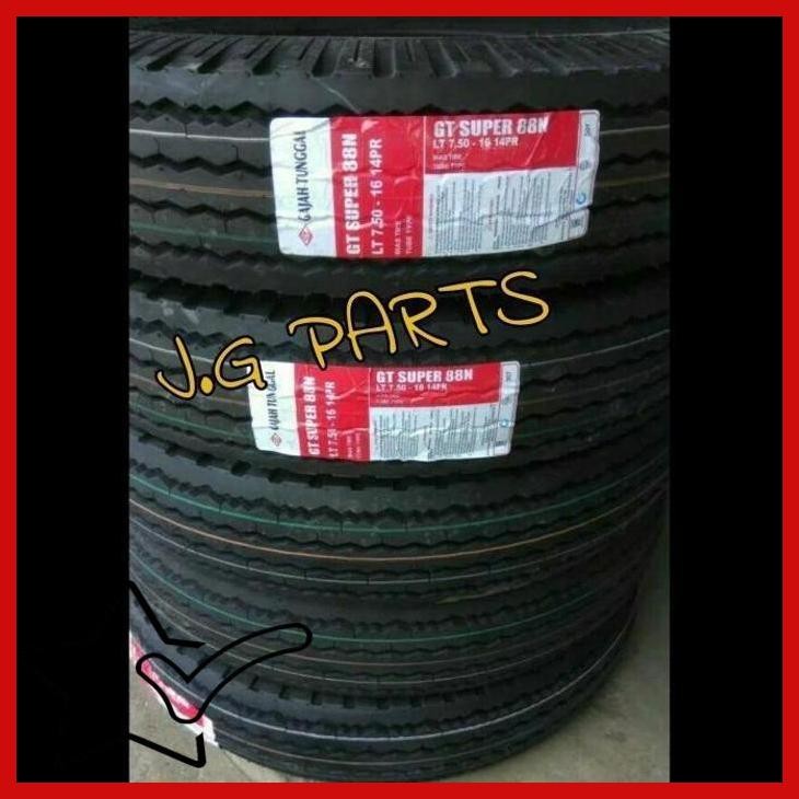 [JGP] BAN LUAR MOBIL / TRUK GT GAJAH TUNGGAL 7.50 / 750 - 16 HD HEAVY DUTY