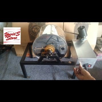 MURAH Mesin Roasting Otomatis - Alat Sangrai Kopi Kacang Kedelai Plus Dinamo
