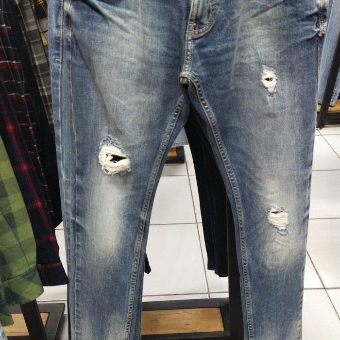 Terbaru Celana Jeans Sobek Pria Cardinal Original Tidak Tembus